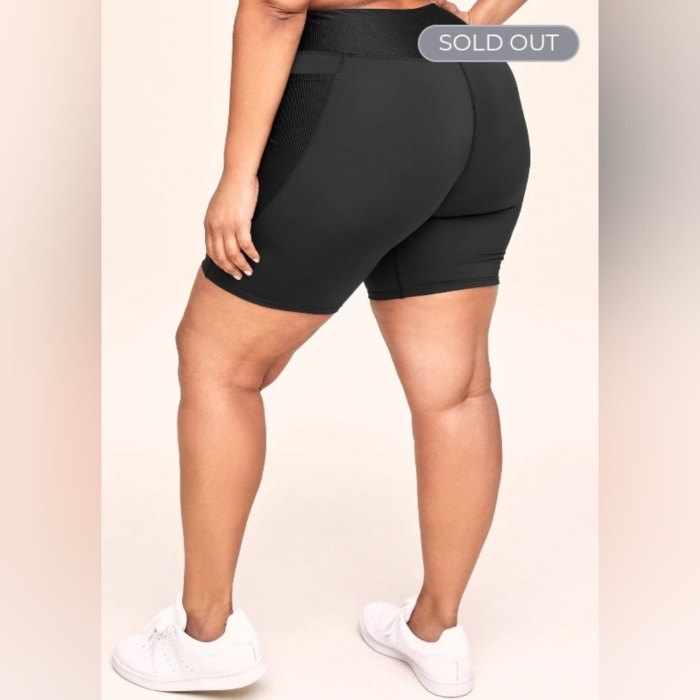 NEW NWT AdoreMe Plus Size Bailey Brushed Biker Short Size 3XL - Picture 5 of 5